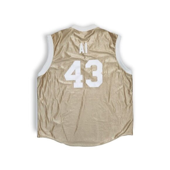 Vintage Philadelphia Sixers 76ers AI Allen Iverson #43 Majestic NBA Jersey 2XL - Picture 10 of 16